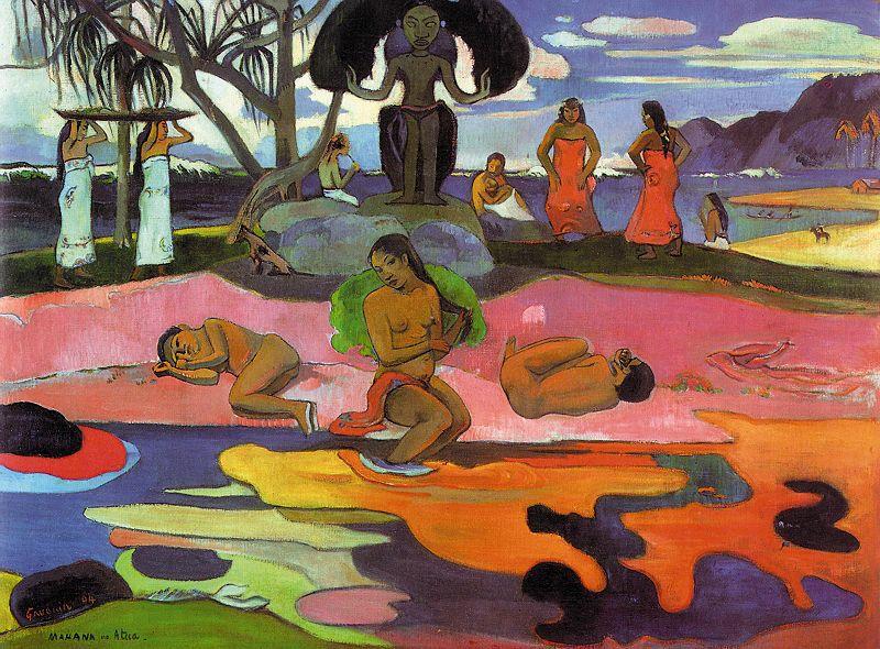 Paul Gauguin Mahana No Atua Sweden oil painting art